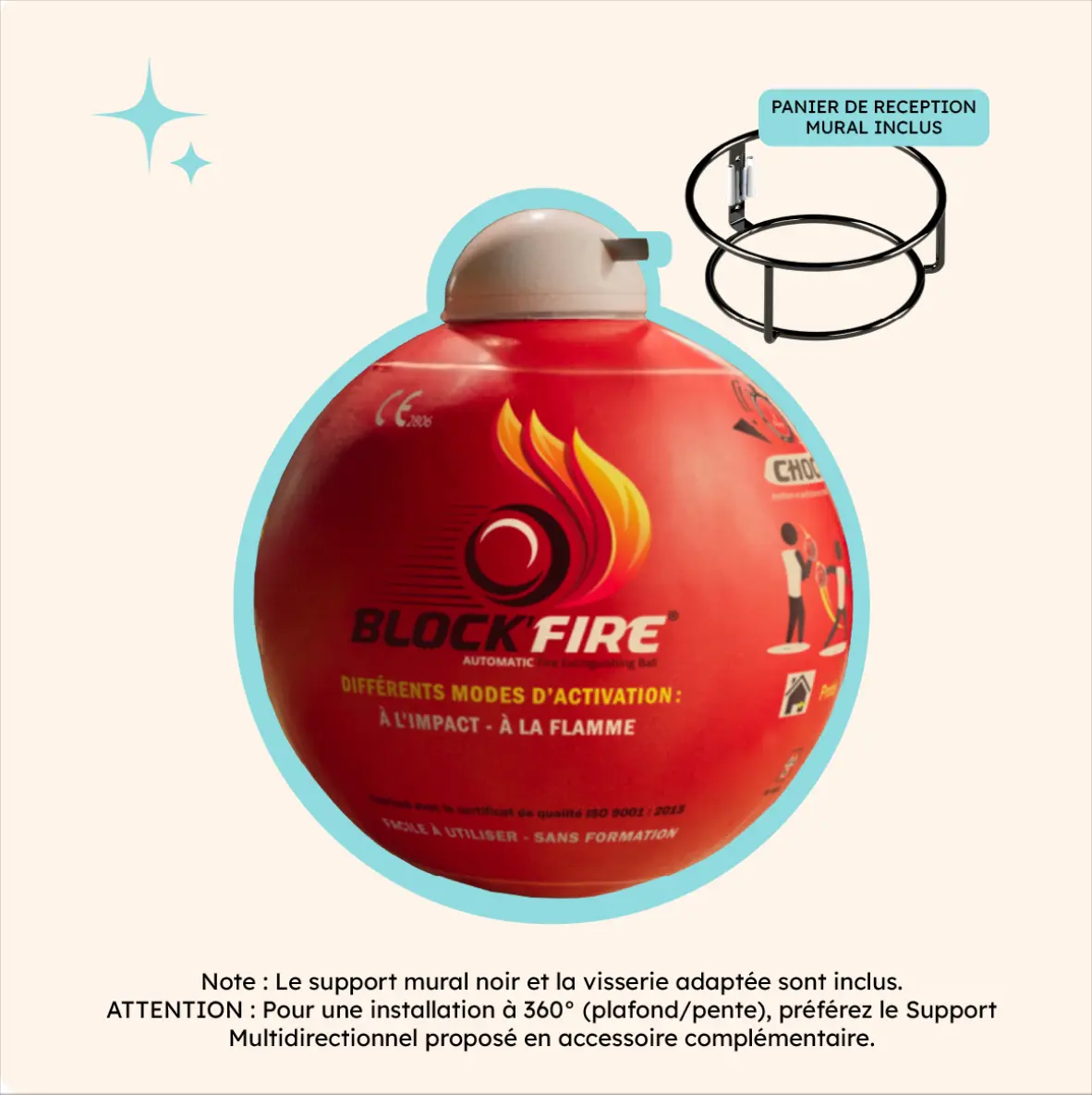 Extincteur Block'Fire®
