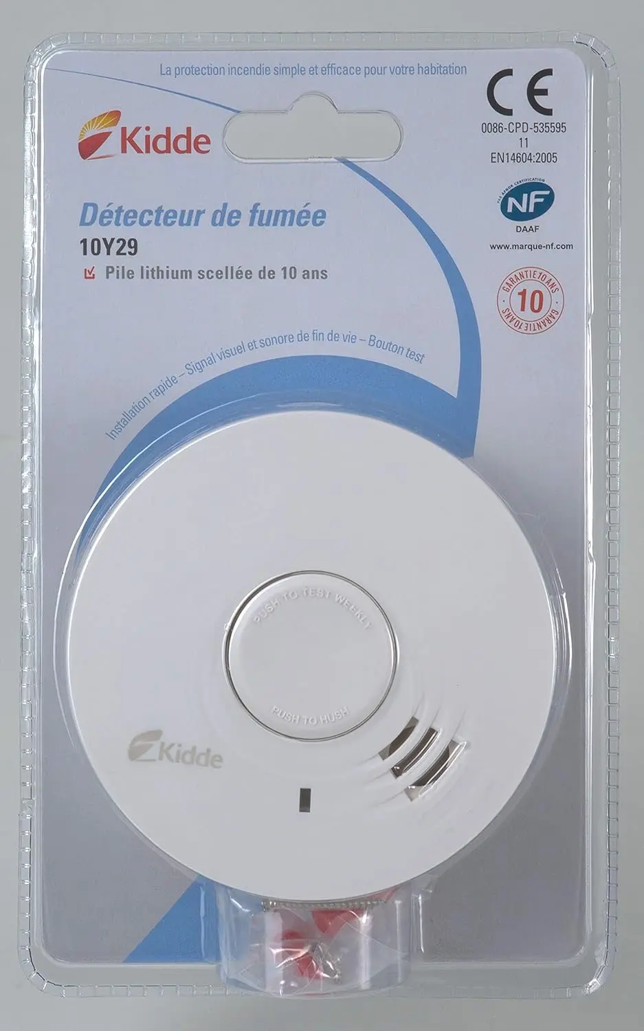 Détecteur de fumée Kidde 10Y29