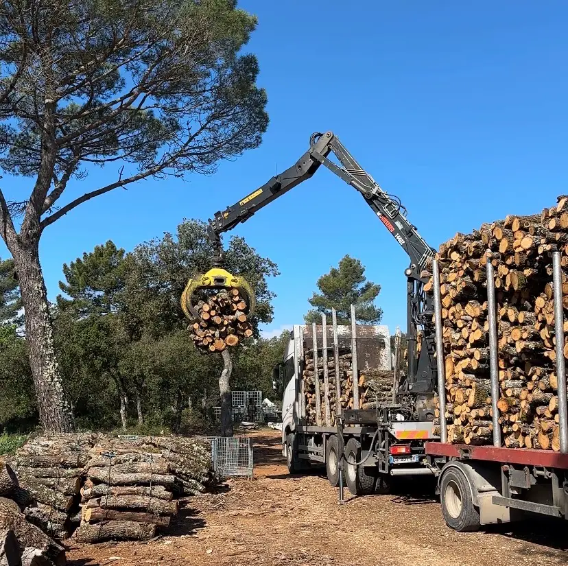 Livraison de bois de chauffage